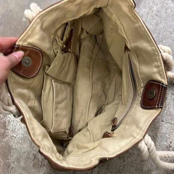 Vintage gap leather nautical bag - Picture 5 of 6